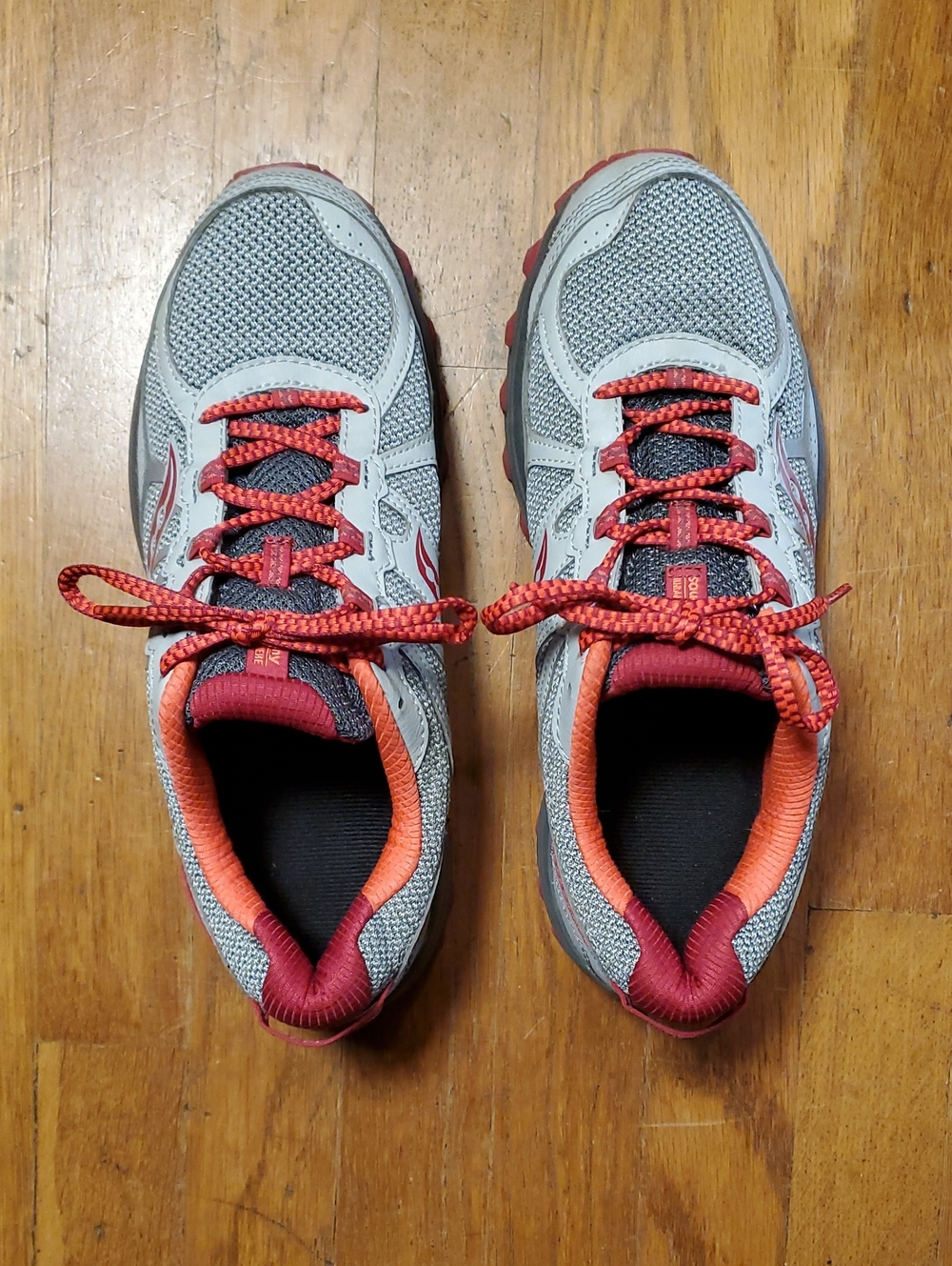Saucony Gray Excursion Trail Running Shoes Wide